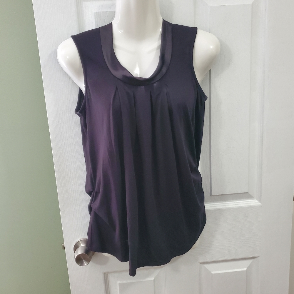 Black tank top blouse